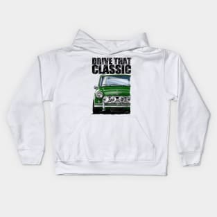 Drive that Classic 1960’s Mini Cooper Kids Hoodie